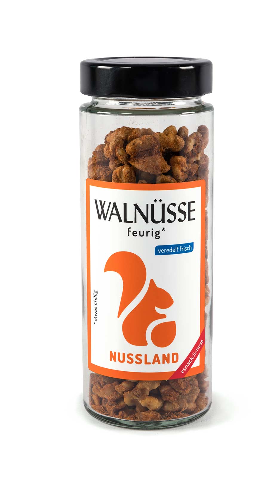 Walnuss-Snack 'feurig'